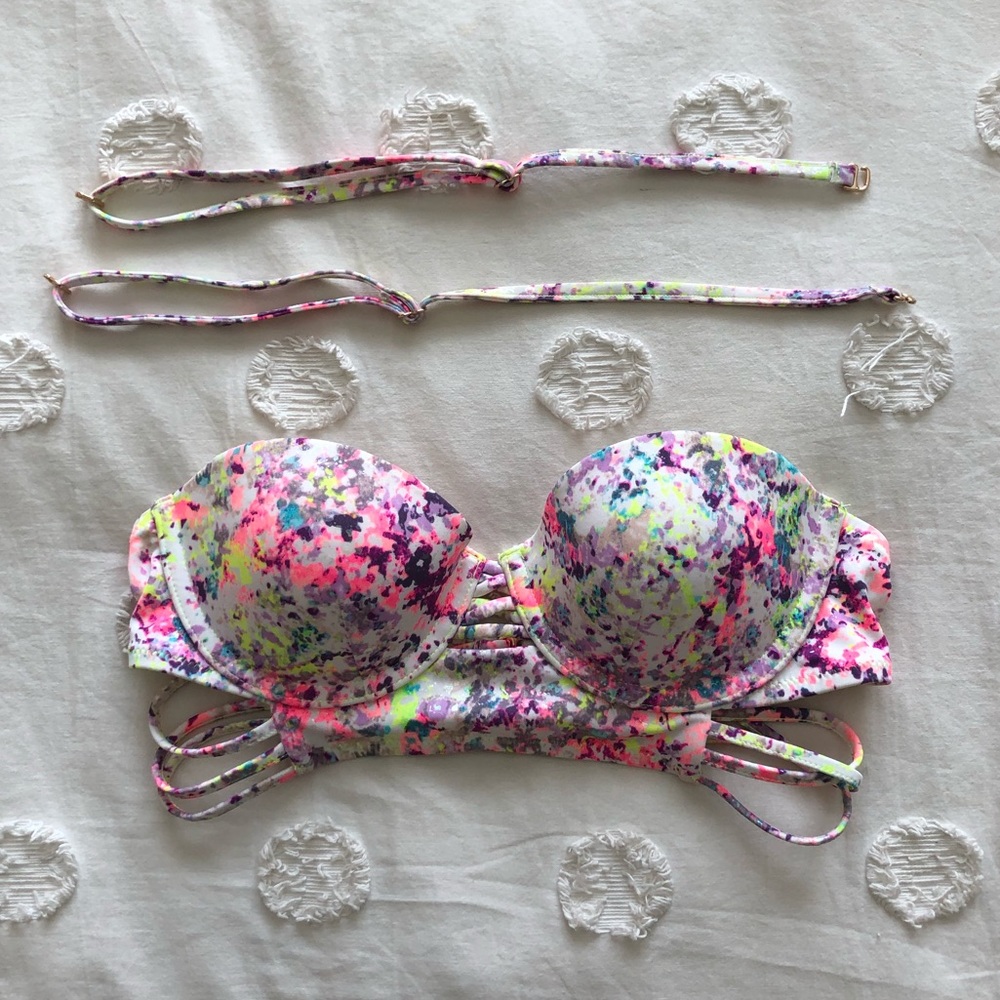 Victoria’s Secret PINK Midi Beach Bandeau Swim Top